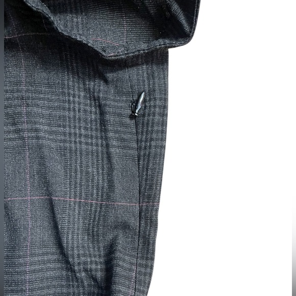 MOSCHINO Cheap and Chic Vintage 90s Y2K Wool Rayon Plaid Pink Tartan Dress Sz XS - Picture 6 of 8